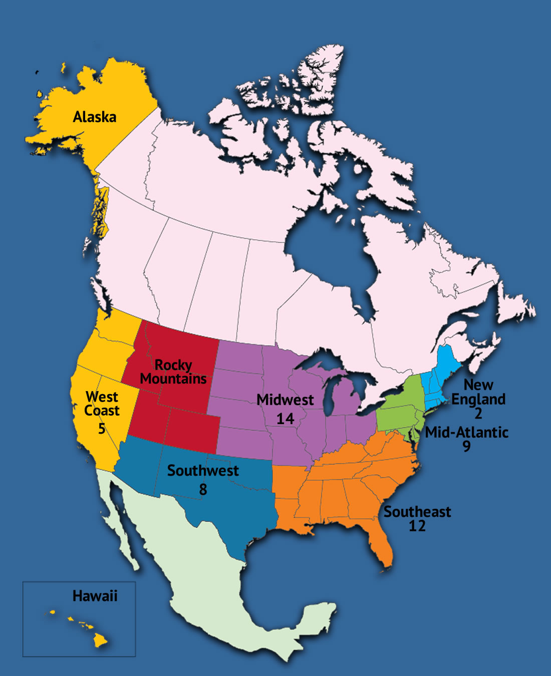 Map: Where the 2021 Top 50 Logistics Companies Are in North America | Topics